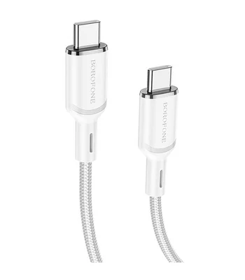 Дата кабель Borofone BX90 Cyber USB для Type-C (1m) White