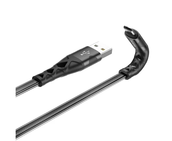 Дата кабель Hoco U105 Treasure USB to MicroUSB (1.2 m) Черный