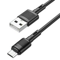 Дата кабель Hoco X83 Victory USB to MicroUSB (1m) Black