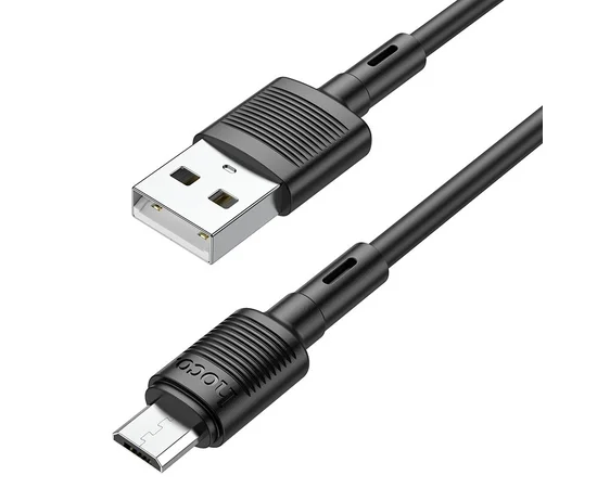 Дата кабель Hoco X83 Victory USB to MicroUSB (1m) Black