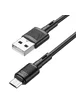 Дата кабель Hoco X83 Victory USB to MicroUSB (1m) Black