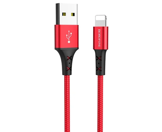 Дата кабель Borofone BX20 Enjoy USB to Lightning (1m) Красный