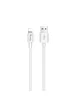 Дата кабель Hoco X23 Skilled Lightning Cable (1m) Белый