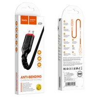 Дата кабель Hoco X59 Victory USB to MicroUSB (1m) Черный