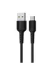 Дата кабель Borofone BX16 USB to MicroUSB (1m) Черный