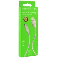 Дата кабель Borofone BX19 Type-C to Lightning (1m) Білий