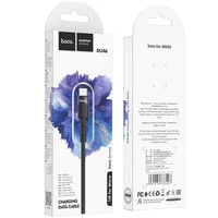 Дата кабель Hoco DU46 Charging USB to MicroUSB (1m) Черный