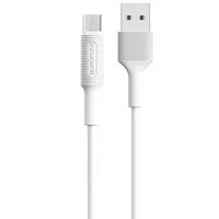 Дата кабель Borofone BX1 EzSync USB to MicroUSB (1m) Белый