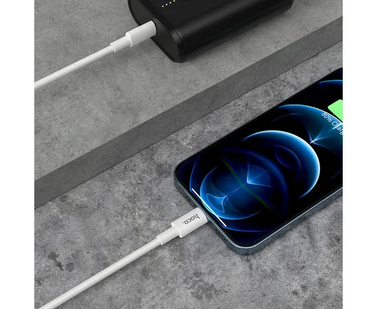 Дата кабель Hoco X56 "New original" Type-C to Lightning (1m) Белый