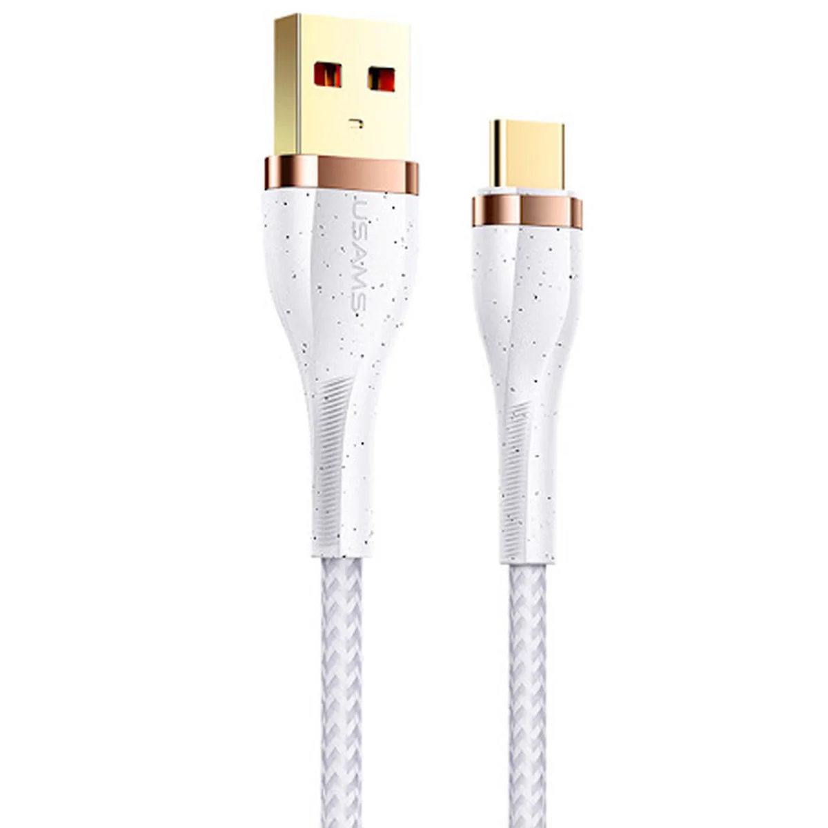 Дата кабель Usams US-SJ488 U64 Aluminum Alloy USB to Type-C 1.2m Белый