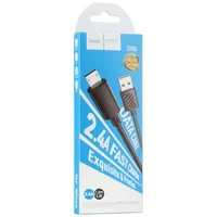 Дата кабель Hoco X88 Gratified USB to Micro-USB (1m) Black