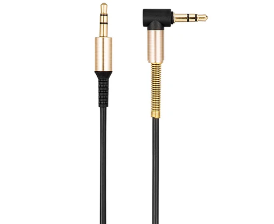 Аудио кабель Aux Hoco UPA02 With Mic (2m) Черный