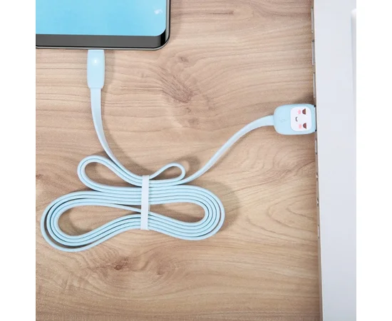 Дата кабель USAMS US-SJ233 U7 USB to MicroUSB (1.2m) Голубой