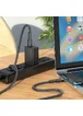 Дата кабель Hoco U110 charging data sync Type-C to Type-C 60W (1.2 m) Черный