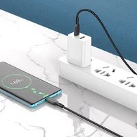 Дата кабель Borofone BX70 Type-C to Type-C 60W (1m) Чорний