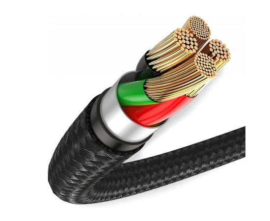 Дата кабель Baseus Halo Data Lightning 2.4A (1m) Black