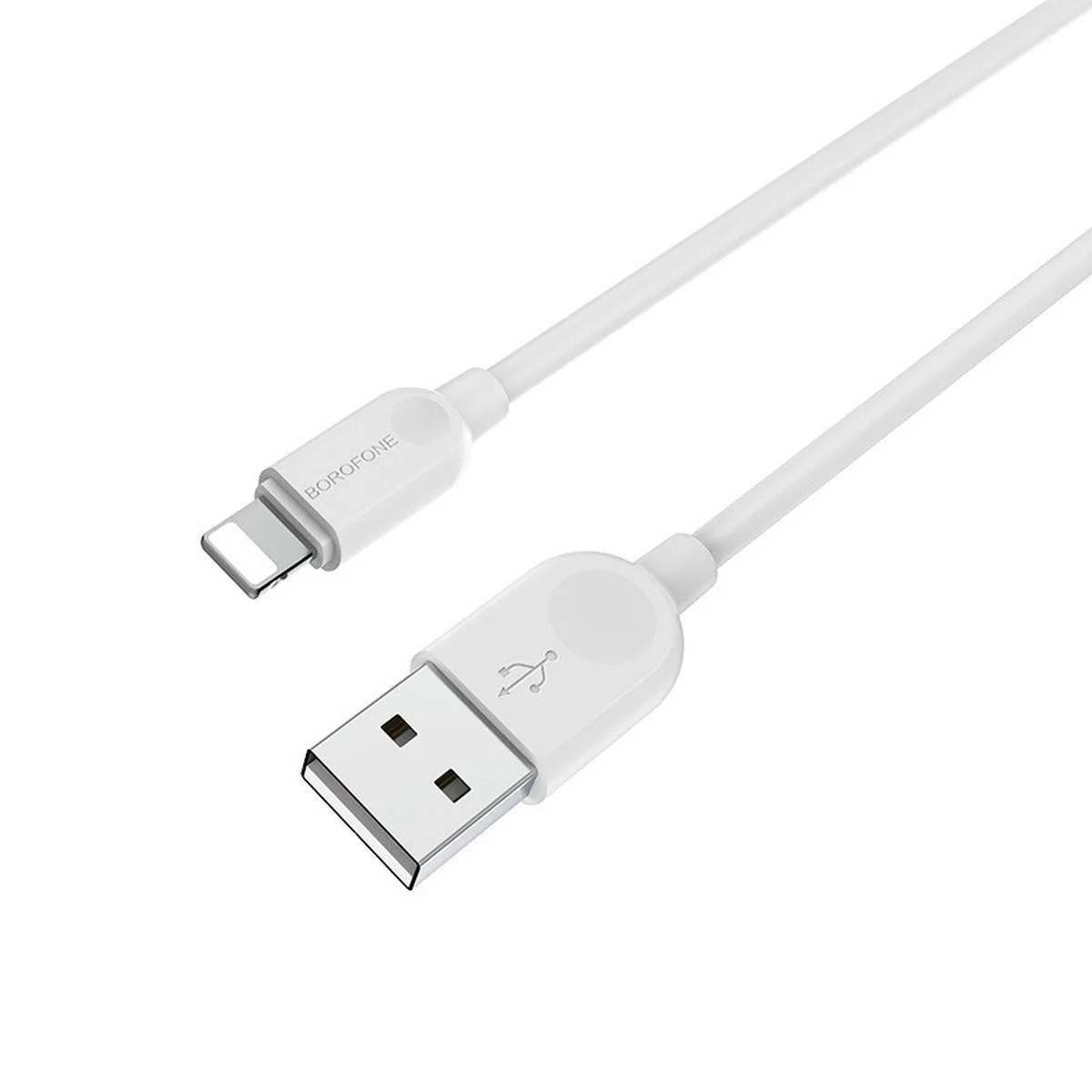 Дата кабель Borofone BX14 USB to Lightning (2m) Білий