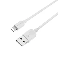 Дата кабель Borofone BX14 USB to Lightning (2m) Білий