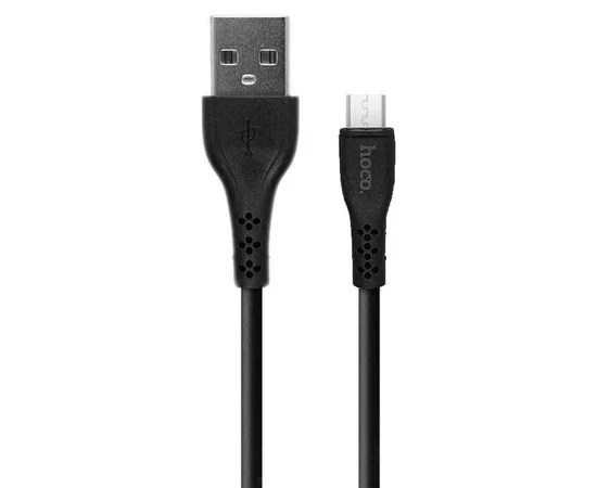 Дата кабель Hoco DU24 Giraffe Charging USB to MicroUSB (1m) Черный