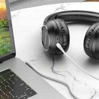 Аудио кабель Aux Borofone BL10 (2m) Белый