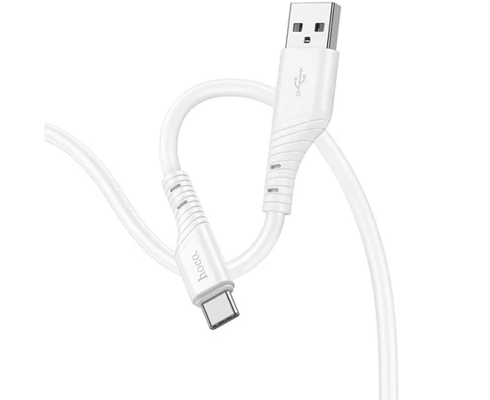 Дата кабель Hoco X97 Crystal color USB to Type-C (1m) White