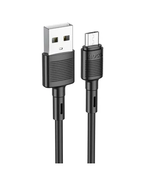 Дата кабель Hoco X83 Victory USB to MicroUSB (1m) Black Дата кабель Hoco X83 Victory USB to MicroUSB (1m) Black