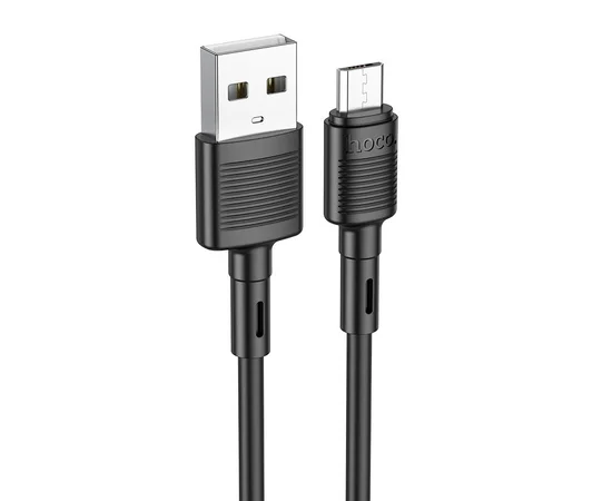 Дата кабель Hoco X83 Victory USB to MicroUSB (1m) Black