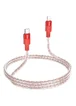 Дата кабель Hoco X99 Crystal Junction PD 27W Type-C to Lightning (1.2m) Red