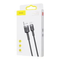 Дата кабель Baseus Cafule Type-C Cable 2A (2m) Black / Red