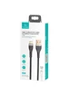 Дата кабель Usams US-SJ488 U64 Aluminum Alloy USB to Type-C 1.2m Черный
