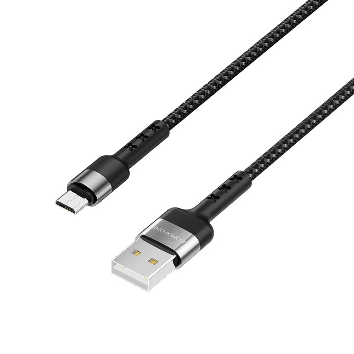 Дата кабель Borofone BX34 Advantage USB to MicroUSB (1m) Черный