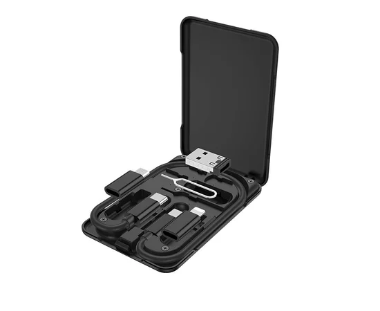 Дата кабель Hoco U86 "Treasure" 6in1 (0.28М) Черный