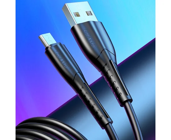Дата кабель Usams US-SJ365 U35 USB to MicroUSB (1m) Black