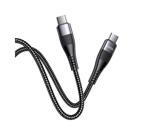 Дата кабель Hoco U99 Magnetic Type-C to Type-C 100W (1m) Черный