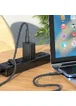 Дата кабель Hoco U110 charging data sync Type-C to Lightning (1.2 m) Черный