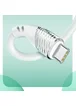 Дата кабель Usams US-SJ494 U65 Liquid Silicone USB to Type-C 3A 1m Белый