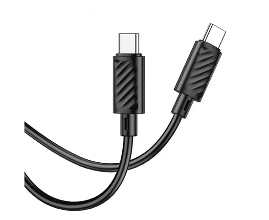 Дата кабель Hoco X88 Gratified PD 60W Type-C to Type-C (1m) Black