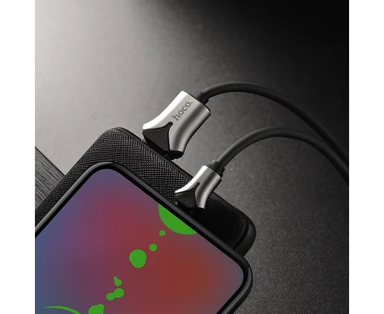 Дата кабель Hoco U67 "Soft Silicone" MicroUSB (1.2m) Черный