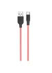 Дата кабель Hoco X21 Plus Silicone Type-C Cable (2m) Black / Red