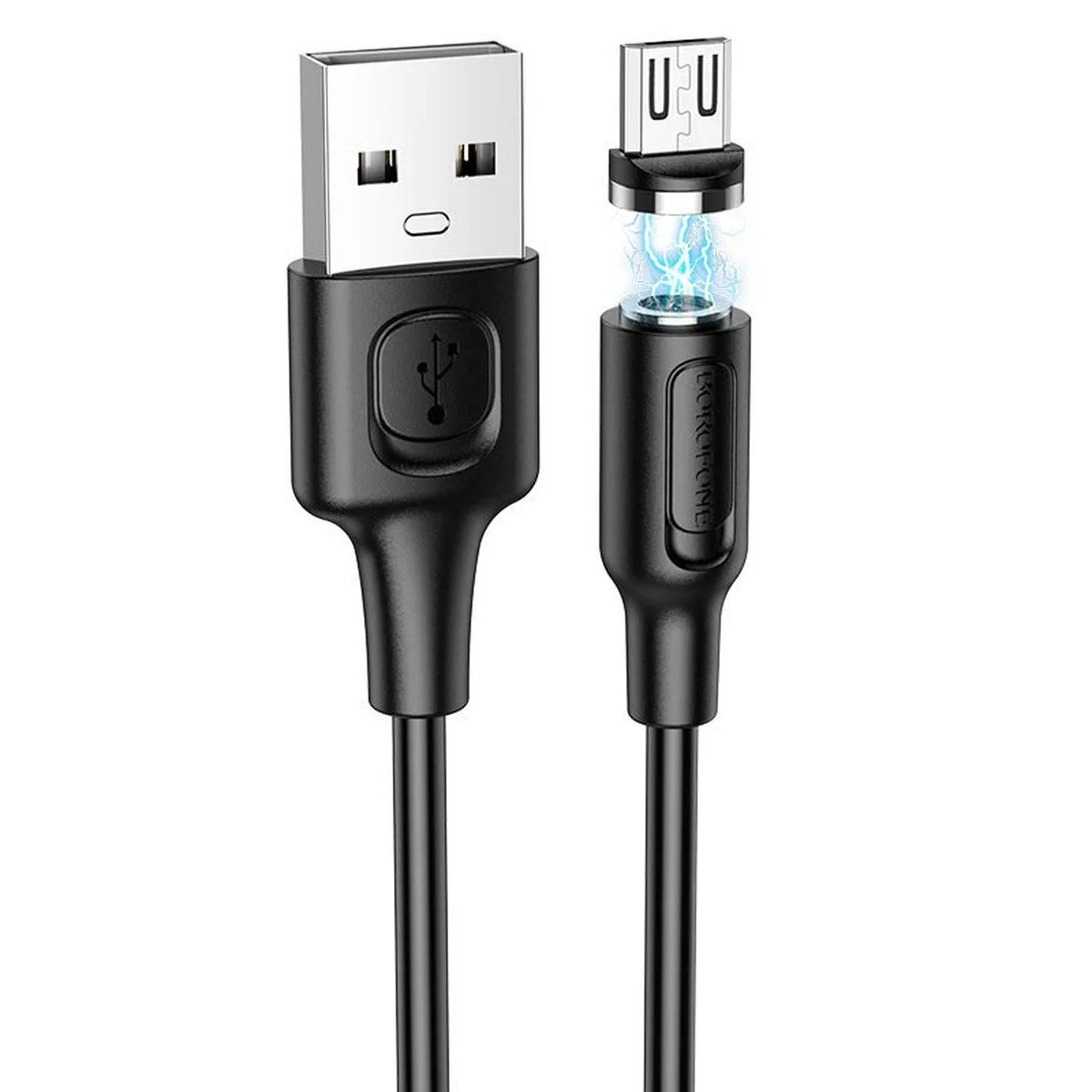 Дата кабель Borofone BX41 Amiable USB to MicroUSB (1m) Черный
