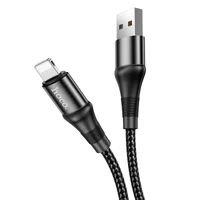 Дата кабель Hoco X50 "Excellent" USB to Lightning (1m) Черный