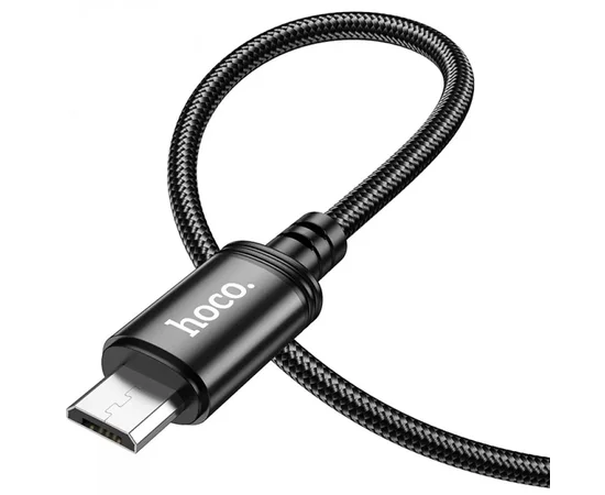 Дата кабель Hoco X89 Wind USB to MicroUSB (1m) Black