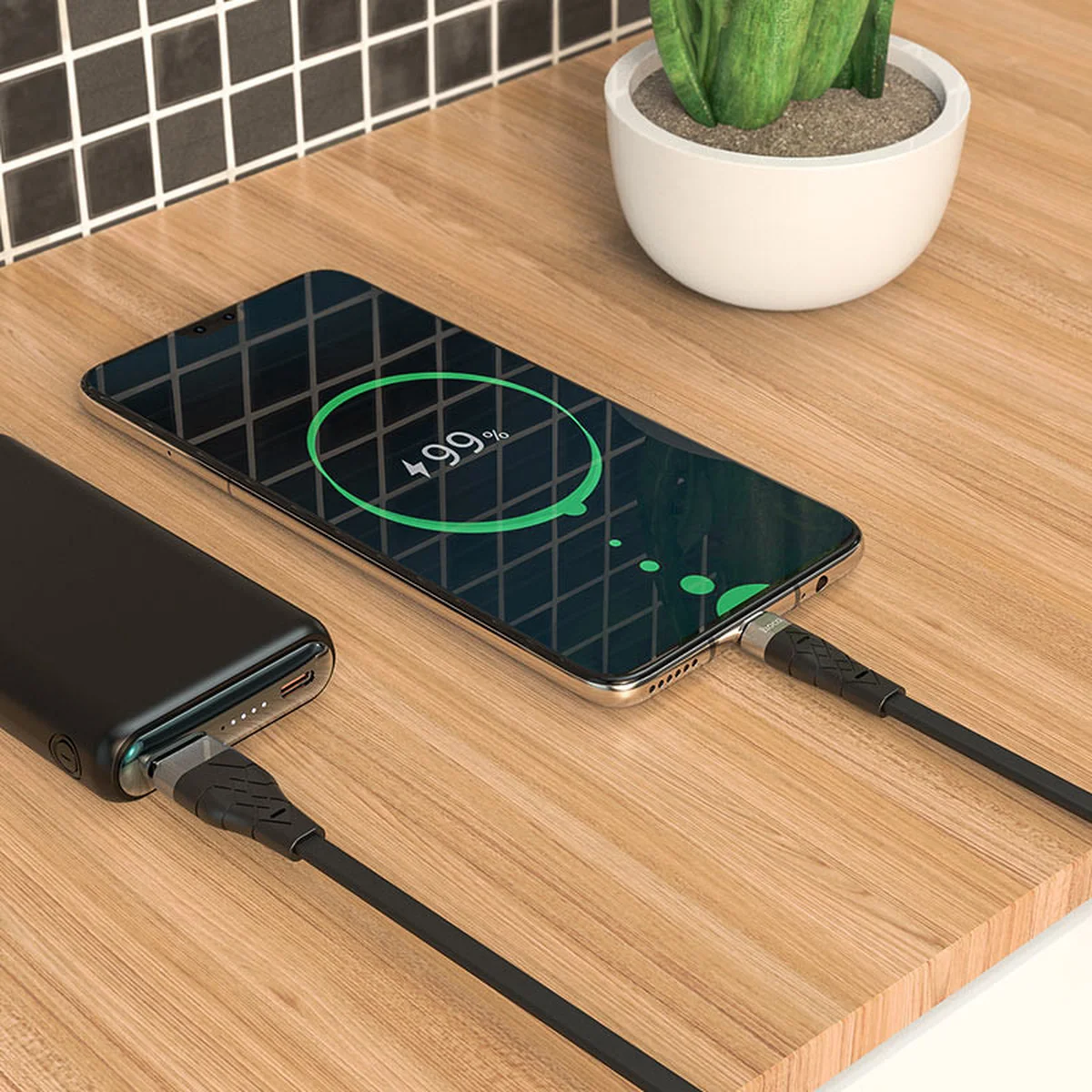 Дата кабель Hoco X53 "Angel" USB to Type-C (1m) Черный