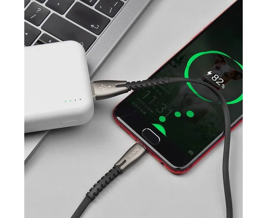 Дата кабель Hoco U58 Core Micro USB Cable (1.2m) Черный