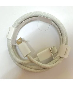 Дата кабель для Apple iPhone USB-C to USB-C FineWoven (AAA grade) (1m) (box) Белый Дата кабель для Apple iPhone USB-C to USB-C FineWoven (AAA grade) (1m) (box) Белый