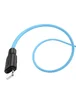 Дата кабель Hoco X21 Plus Silicone Lightning Cable (0.25m) Black / Blue