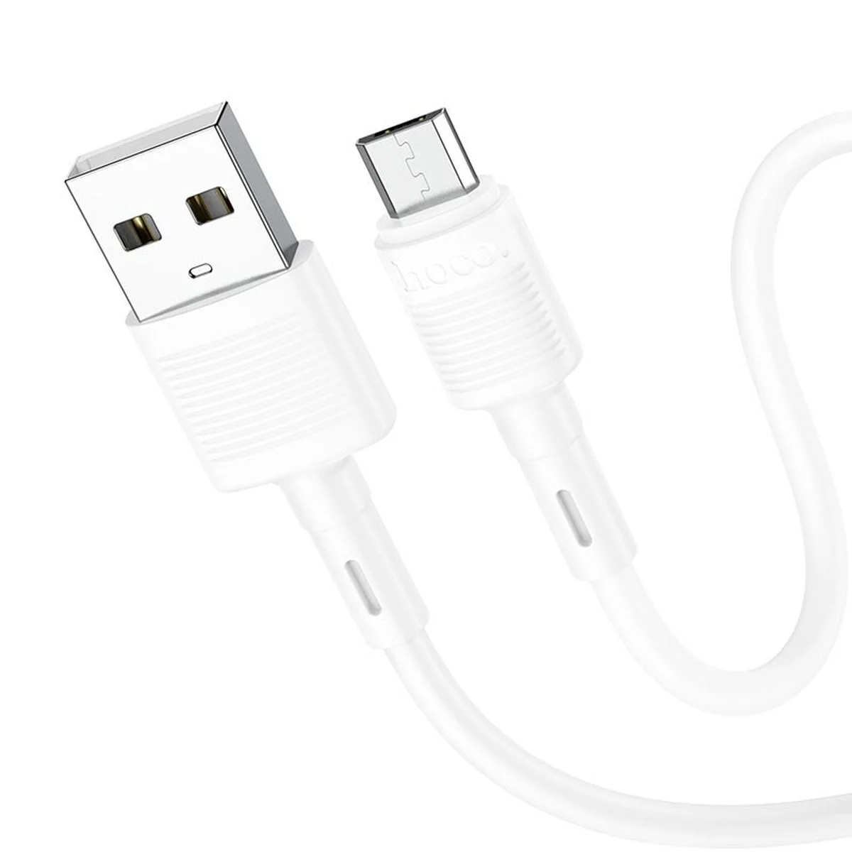 Дата кабель Hoco X83 Victory USB to MicroUSB (1m) White