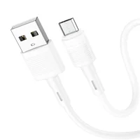 Дата кабель Hoco X83 Victory USB to MicroUSB (1m) White