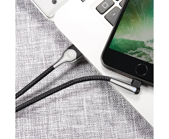 Дата кабель Baseus Sharp-Bird Mobile Game Lightning Cable 2.4A (1m) Черный