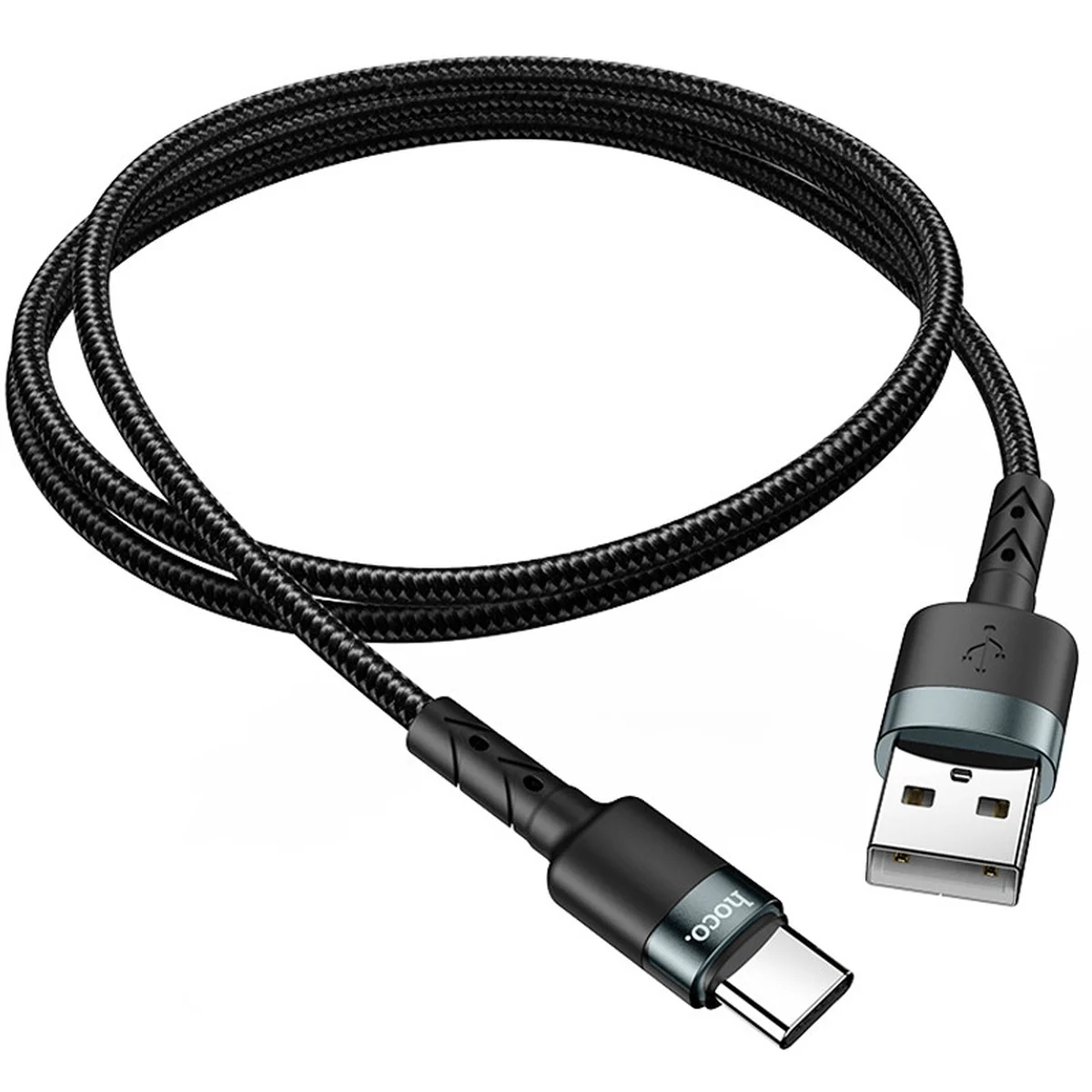 Дата кабель Hoco DU46 Charging USB to Type-C (1m) Черный